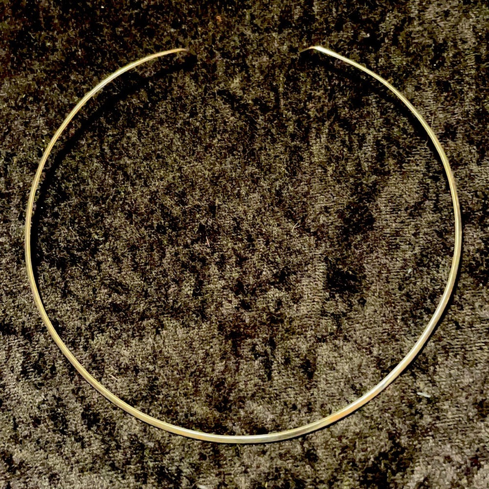 950 silver collar choker necklace